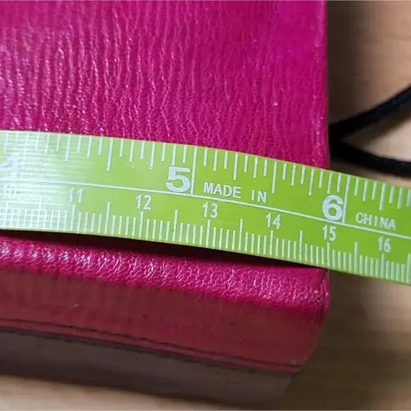 Vintage Multi Royal Colored Leather Mini Crossbody Bag Made in Tokyo - Picture 10 of 13